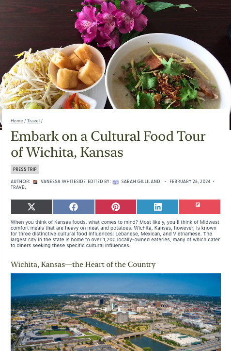 Wichita Cultural Food Tour